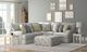 Jackson Furniture Stockbridge 3-Piece Slate Sectional with Ottoman-1