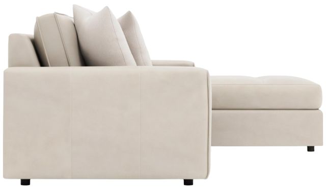 Bernhardt Nest Bernhardt Living 2-Piece Beige Leather Right-Arm Facing Sectional-3