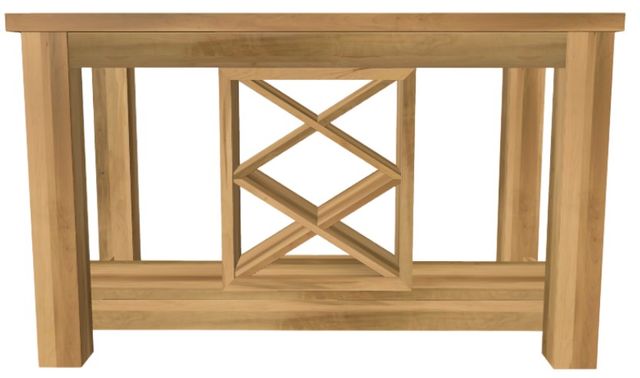 Mavin Customizable Kiawah Table with Wine Rack-1
