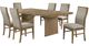 Coaster® Adina 7-Piece Barley/Distressed Light Brown Dining Table Set-0