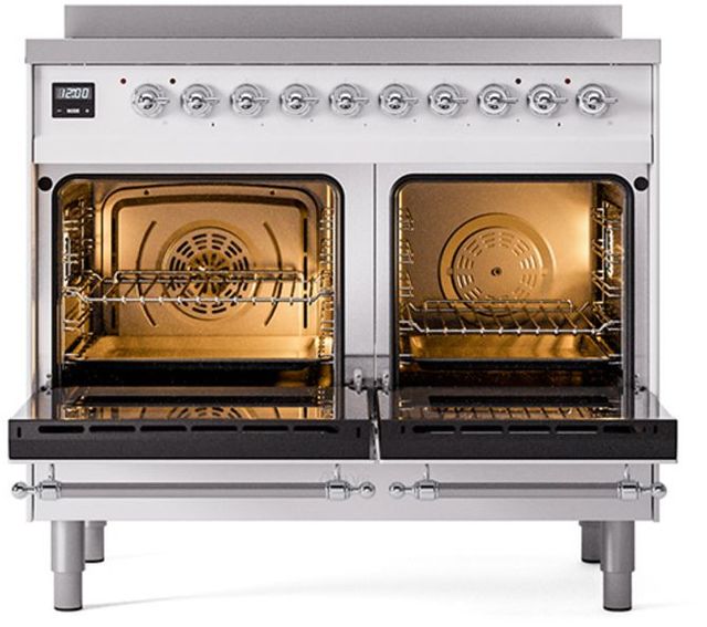 Ilve® Nostalgie II Series 40" White Pro Style Induction Range-2