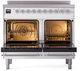 Ilve® Nostalgie II Series 40" White Pro Style Induction Range-2