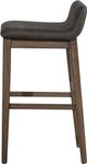 HH2 Home Renmark Brushed Gray Counter Stool-1