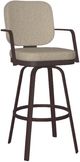 Amisco Customizable Dorsey Swivel Bar Stool-0