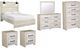 Signature Design by Ashley® Cambeck 6-Piece Whitewash White King Panel Bed Set-0