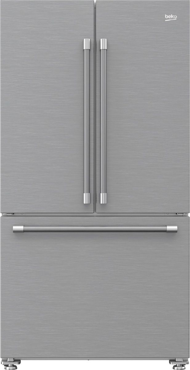 Beko 36 in. 20.5 Cu. Ft. Fingerprint-Free Stainless Steel Counter Depth