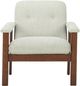 Moe's Home Collection Parker Beige Lounge Chair-1