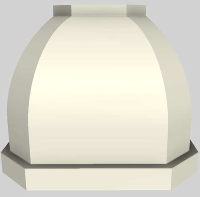 Vent-A-Hood® Designer Series 36" Biscuit Wall Mounted Range Hood-0