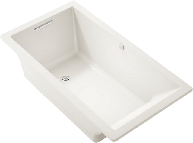 KOHLER® Underscore® Biscuit 66" x 36" Heated Bubble Massage™ Air Bath-0