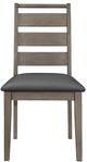 Mazin Furniture Woodrow Gray Side Chair-1