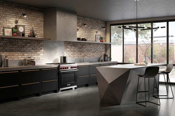 Wolf 36" Black Freestanding Dual Fuel Range