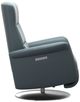 Stressless® by Ekornes® Customizable Mike Leather Small Power Recliner with Moon Steel Base-2