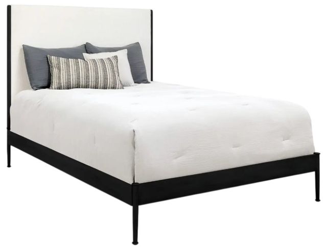 Wesley Allen Customizable Nile California King Upholstered Panel Bed-0