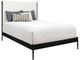 Wesley Allen Customizable Nile California King Upholstered Panel Bed-0