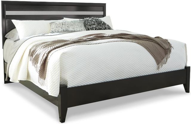 Signature Design by Ashley® Starberry 4-Piece Black King Panel Bed Set-1