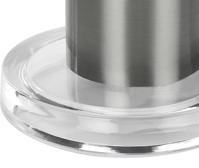 Monarch Specialties Inc. 28"H Silver Acrylic Table Lamp-3