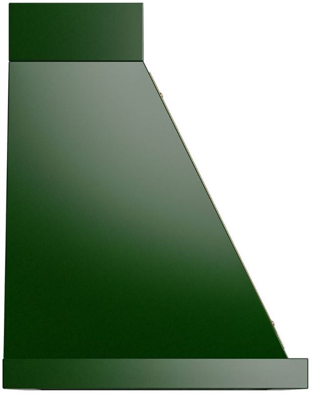 Ilve® Nostalgie II Noblesse 36" Emerald Green Wall Mounted Range Hood-2
