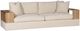 Vanguard® Furniture Embrace Wood Shelf Arm Sofa-0