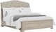 Riverside Furniture Kensington Vintage Linen King Upholstered Sleigh Bed-0