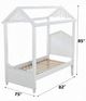 ACME Furniture Rapunzel White Full Canopy Bed-2