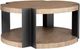 Uttermost® Loana Brown Coffee Table with Matte Black Base-0