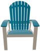 Telescope Casual Newport Aqua/Desert Polymer Outdoor MGP Adirondack Chair-1
