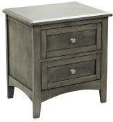 Mazin Furniture Garcia Gray Nightstand-1