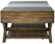 Liberty Furniture Lennox Weathered Chestnut Display Cocktail Table-3