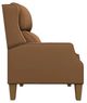 Best® Home Furnishings Customizable Pauley I Leather Manual High Leg Recliner with Honey Birch Legs-3