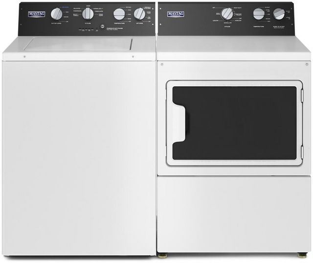 Maytag® Commercial 3.5 Cu. Ft. White Commercial Washer-8
