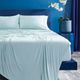 BEDGEAR® Ver-Tex Performance® 4-Piece Misty Blue Queen Sheet Set-4
