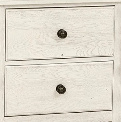 Artisan & Post by Vaughan-Bassett Weathered White Nightstand-2