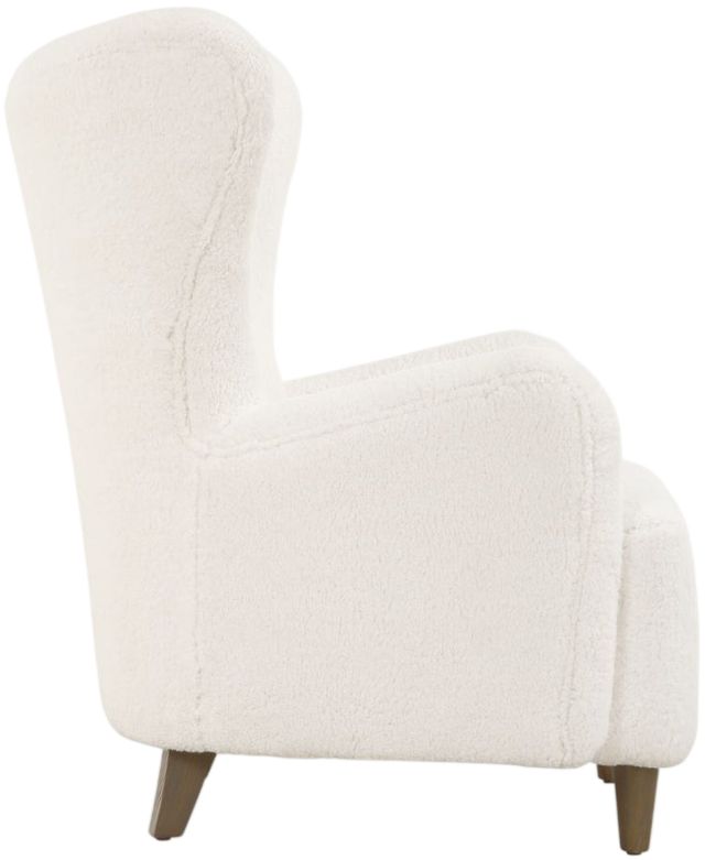 Uttermost® Ingel White Wingback Armchair-3