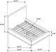 Coaster® Knox Cream Queen Upholstered Panel Bed -4