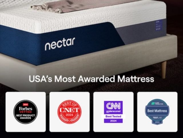 Nectar Luxe 5.1 Memory Foam 14" Medium Plush Tight Top Queen Mattress in a Box-7