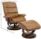Parker House® Knight 2-Piece Butterscotch Manual Reclining Swivel Chair and Ottoman Set-2
