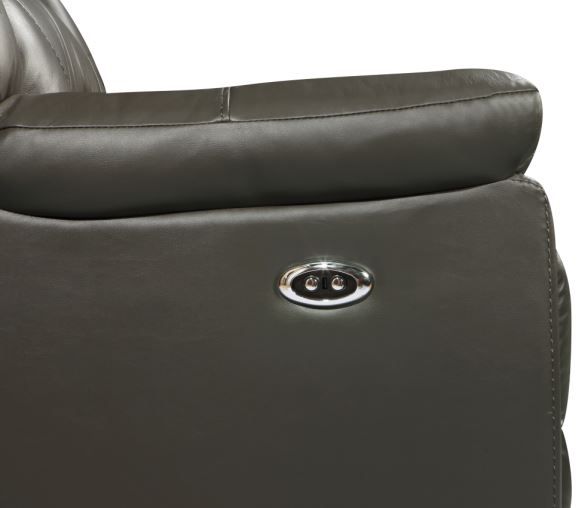 New Classic® Home Furnishings Sebastian Gray Rocker Recliner-1