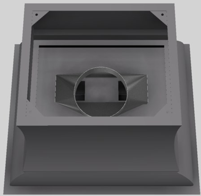 Vent-A-Hood® Designer Series 36" Gunsmoke Island Range Hood-3