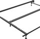 Rize Home Deluxe Queen/King/California King Double Rail Center Support Bed Frame with Spin Glides and 6 Legs-1