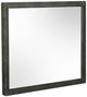 VIG Furniture Modrest Howard Shagreen Gray Leatherette Mirror-0