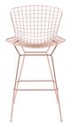 Zuo® Wire Rose Gold Bar Chair-1