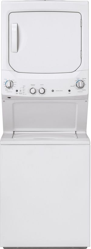GE 3.8 Cu. Ft. Washer, 5.9 Cu. Ft. White On White Electric Dryer