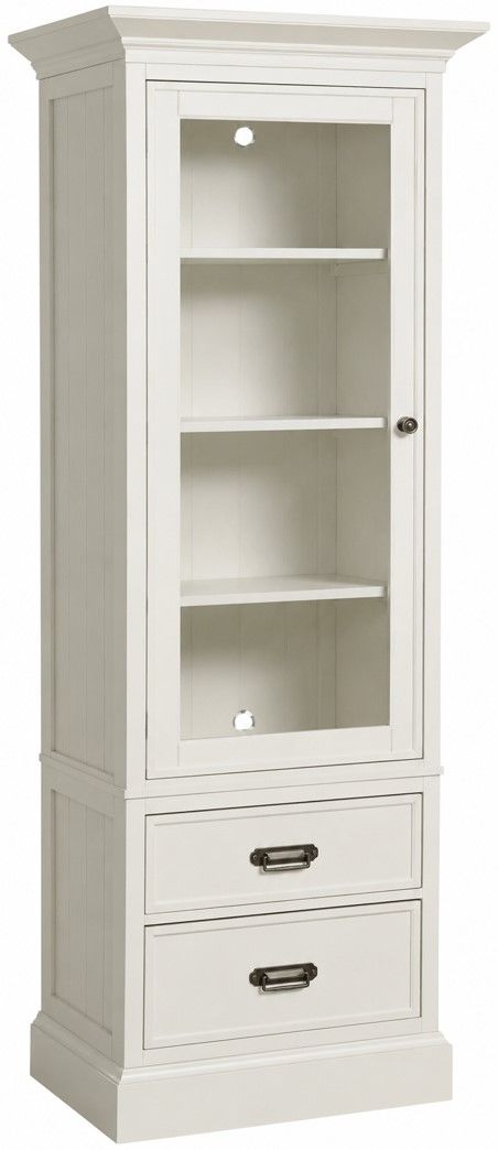 Hammary® Structures White Display Cabinet-0