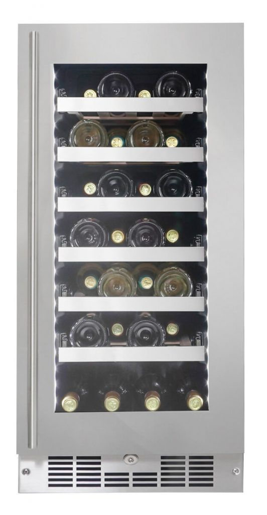 Silhouette® Tuscany 15" 3.1 Cu Ft. Stainless Steel Wine Cooler-0