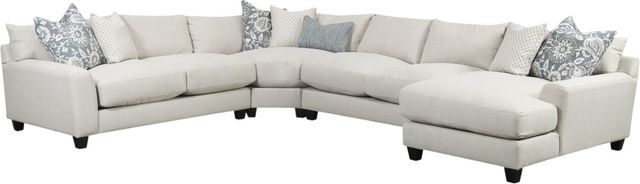 Fusion Furniture 7902 Prelude Feather 4-Piece Sectional-0