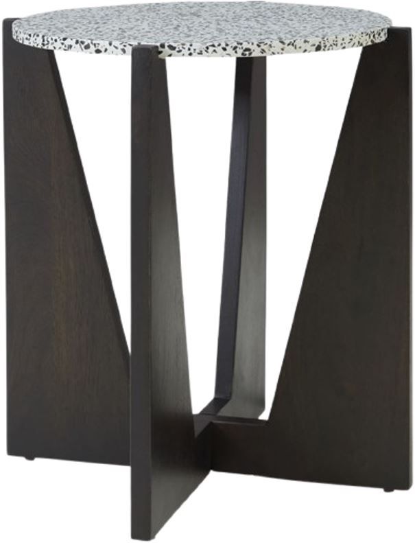 Signature Design by Ashley® Tellrich White Accent Table with Black Base