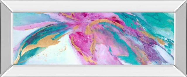 Classy Art Magenta Colores II by Suzanne Wilkins Mirror Framed Wall Art-0