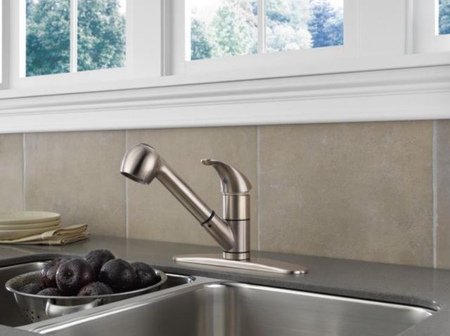Peerless Core Stainless Kitchen Pull-Out Faucet-3