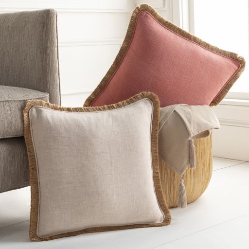 Surya Copacetic Khaki 50"x60" Throw Blanket-2