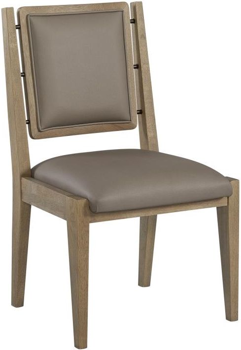 Bernards Linné Faux Leather Wheat Dining Chair-0